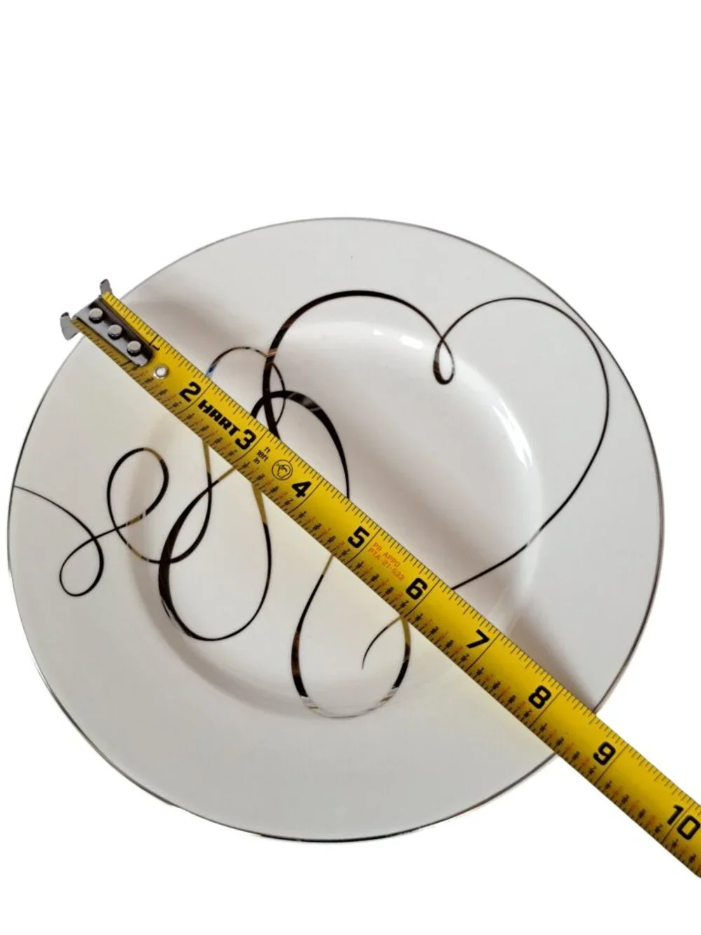 Mikasa Love Story Salad Plate 8 1/2” New -with bar code sticker attached